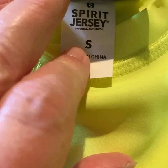 Spirit Jersey Top Long Sleeve Size Small - Picture 3 of 3